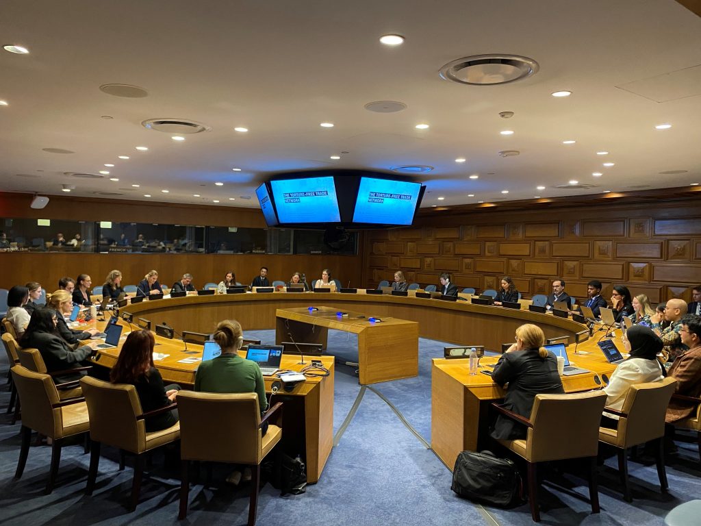 Torture-Free Trade side event, UN New York, 2025